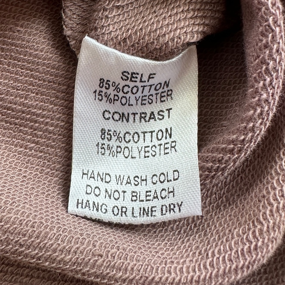 Easel Short Sleeve Colorblock patchwork sweatshir… - image 5